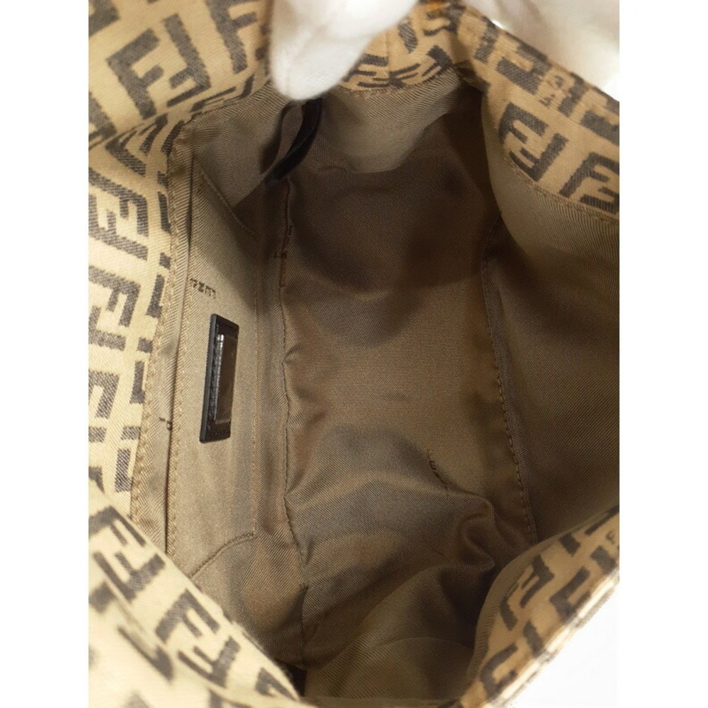 FENDI Zucchino Mamma Bucket Handbag - Picture 3 of 9